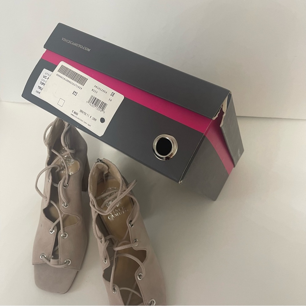 Vince Camuto Nahara Sandal In TIPSY TAUPE / New In Box - Picture 5 of 13